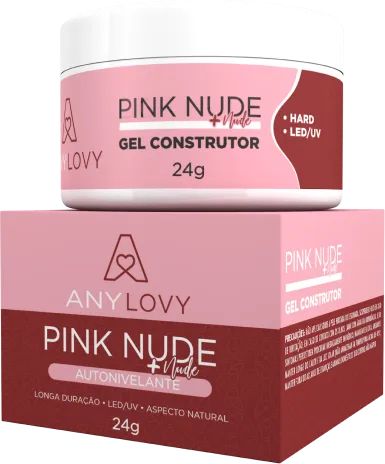 Any lovy Gel Construtor Pink Nude Nude g Caparaó Nails